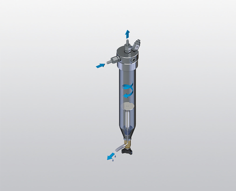 Séparateur intermédiaire 1. Étage Séparateur intermédiaire 1. Étage